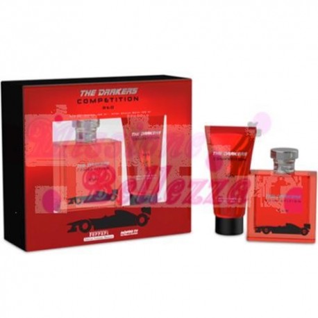 FERRARI COFFRET THE DRAKERS COMPETITION RED EDT 100ML + S/G 100ML