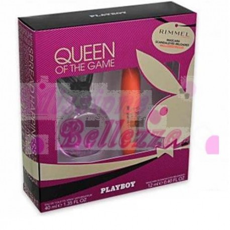 PLAYBOY QUEEN OF THE GAME EDT 40ML + MASCARA
