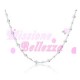 BRAND GIOIELLI GOOD FEELING COLLANA CATENA CUORI PICCOLI E GRANDI IN ACCIAIO